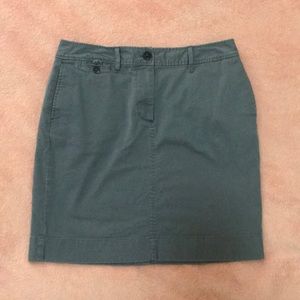 LL Bean khaki skirt